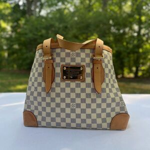 Louis Vuitton Damier Azur Hampstead MM